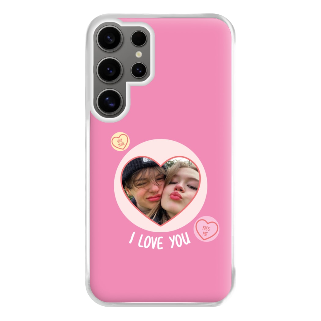 I Love You - Personalised Couples Phone Case for Galaxy S24 Ultra