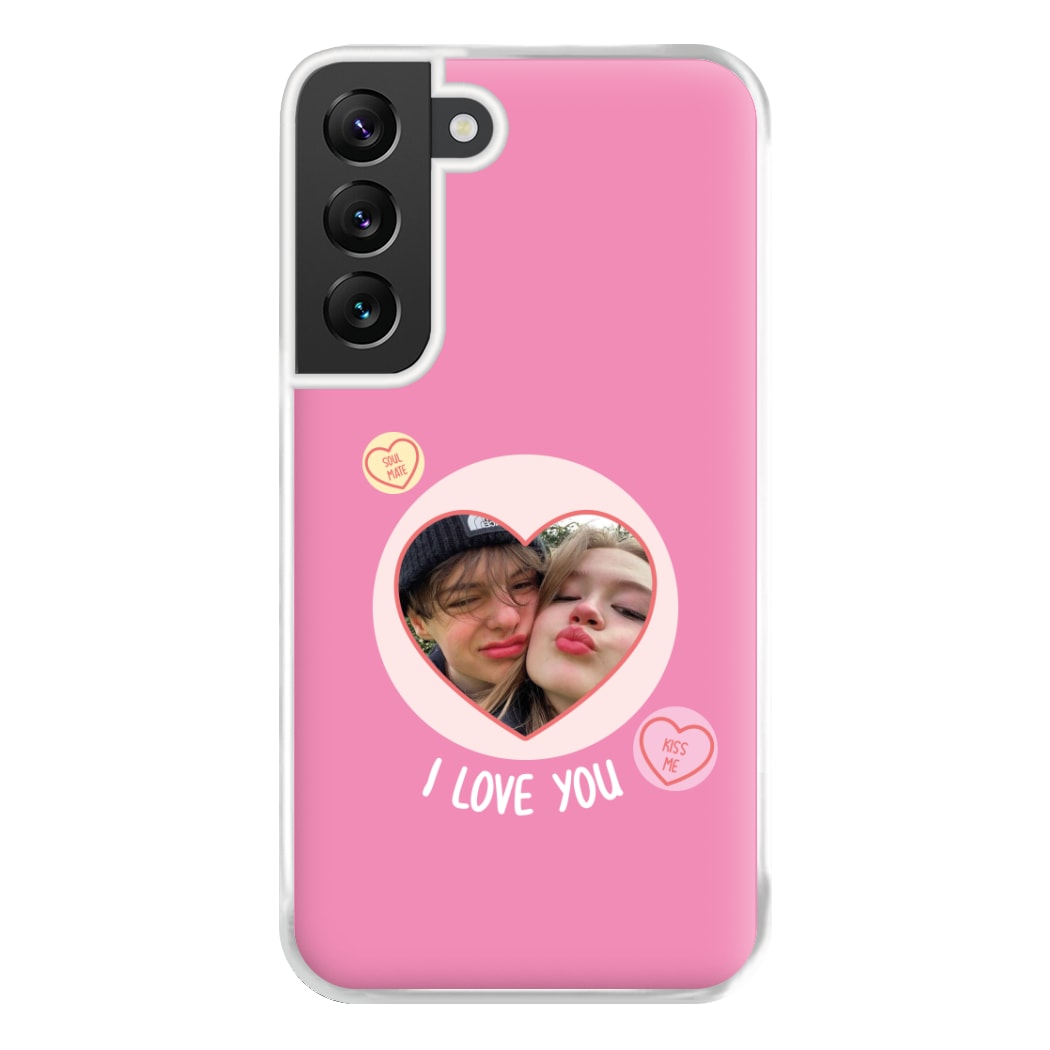 I Love You - Personalised Couples Phone Case for Galaxy S22 Plus