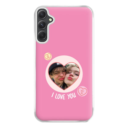 I Love You - Personalised Couples Phone Case for Galaxy A14