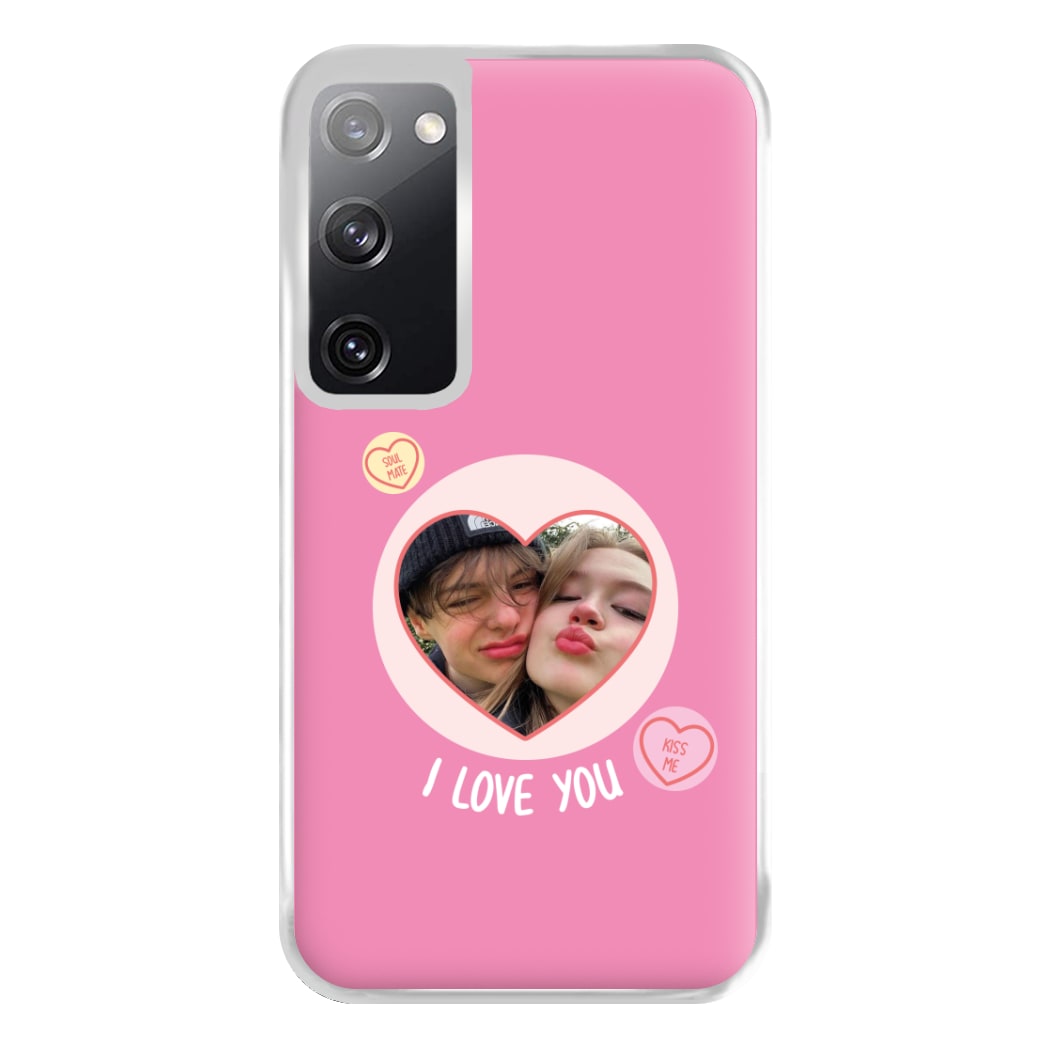 I Love You - Personalised Couples Phone Case for Galaxy S20