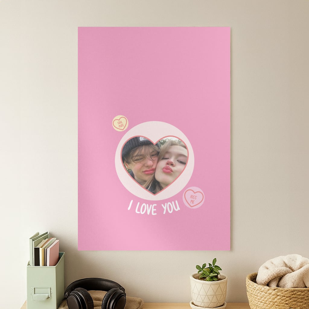 I Love You - Personalised Couples Poster
