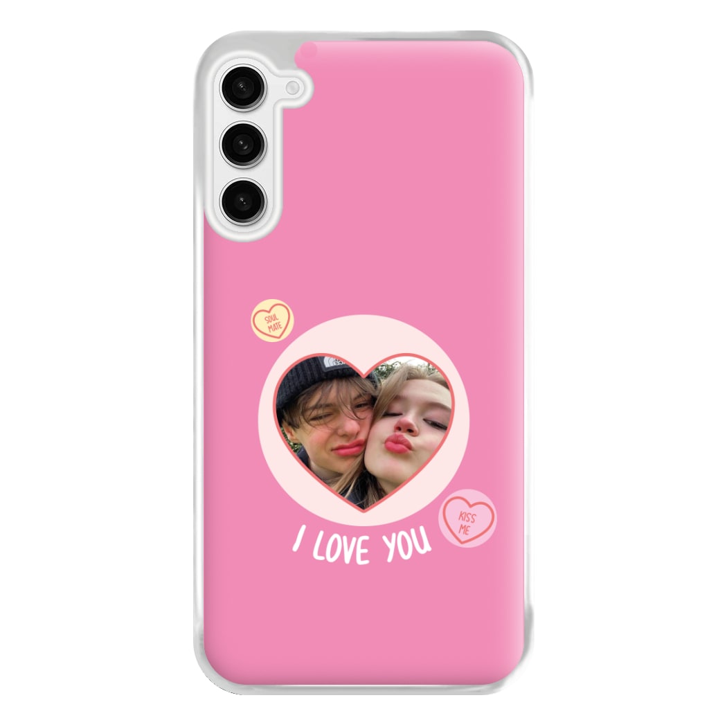 I Love You - Personalised Couples Phone Case for Galaxy S23FE