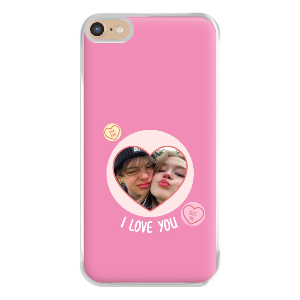 I Love You - Personalised Couples Phone Case for iPhone 6 Plus / 7 Plus / 8 Plus