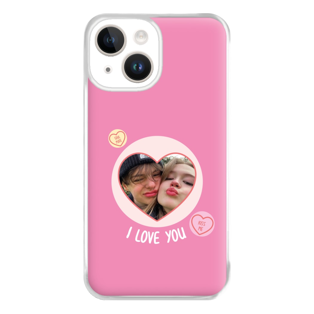 I Love You - Personalised Couples Phone Case for iPhone 14