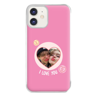 I Love You - Personalised Couples Phone Case for iPhone 12 / 12 Pro