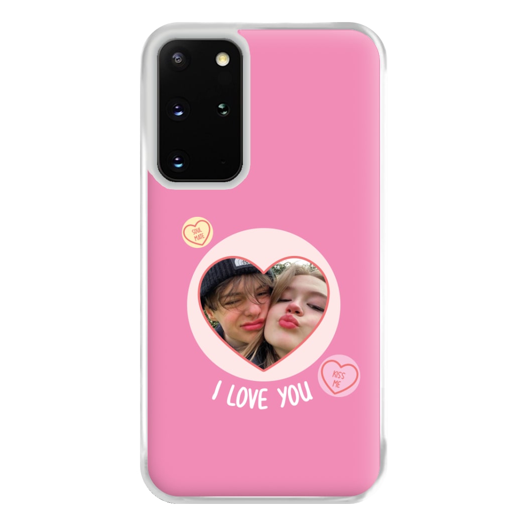 I Love You - Personalised Couples Phone Case for Galaxy S20 Plus