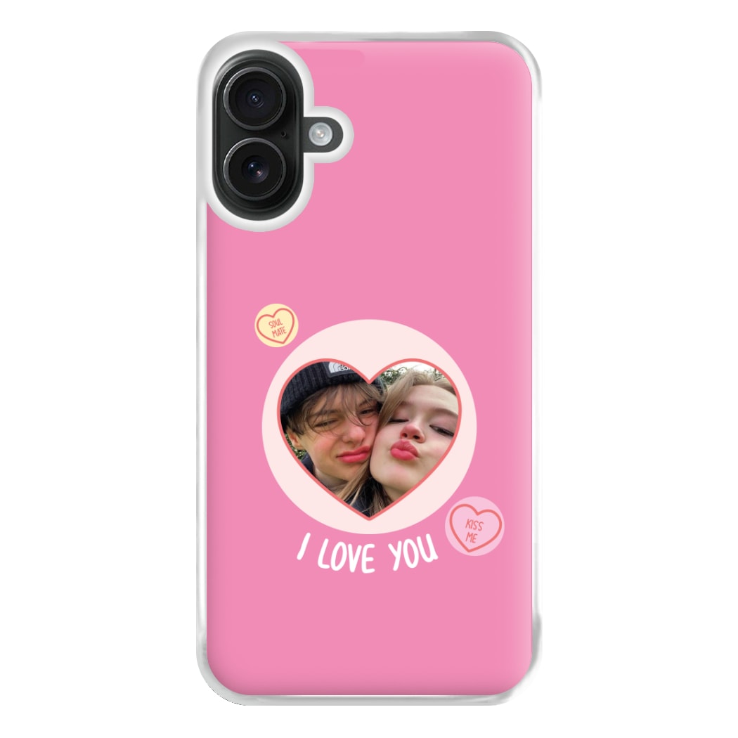 I Love You - Personalised Couples Phone Case for iPhone 16 Plus