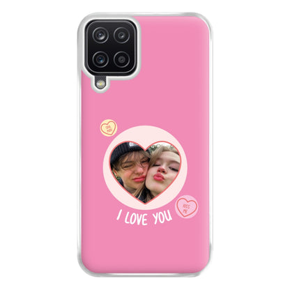 I Love You - Personalised Couples Phone Case for Galaxy A12