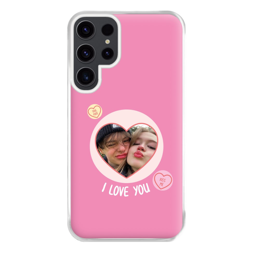 I Love You - Personalised Couples Phone Case for Galaxy S23 Ultra