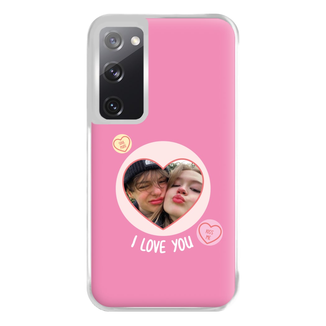 I Love You - Personalised Couples Phone Case for Galaxy S20FE