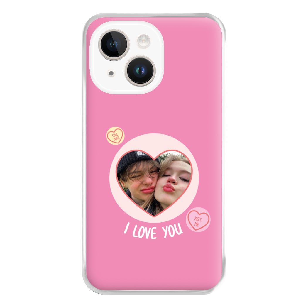 I Love You - Personalised Couples Phone Case for iPhone 14 Plus