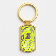 Neon Chrome Norris Luxury Keyring 3