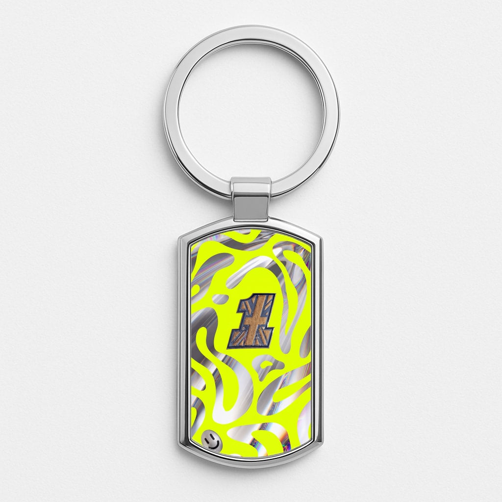 Neon Chrome Norris Luxury Keyring