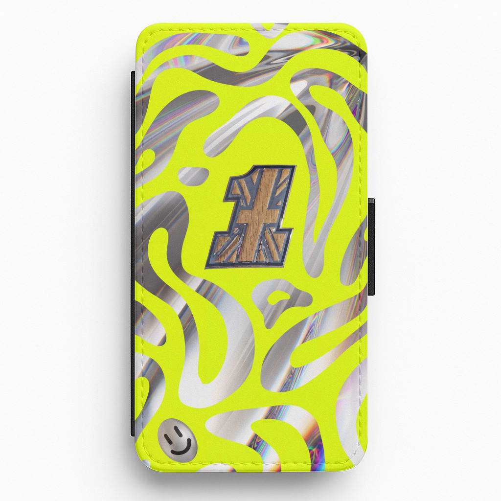 Neon Chrome Norris Flip / Wallet Phone Case