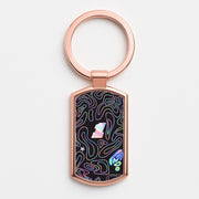 Black and Neon Norris Luxury Keyring 4