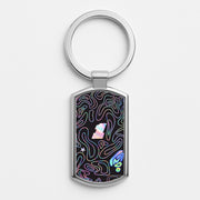 Black and Neon Norris Luxury Keyring 1