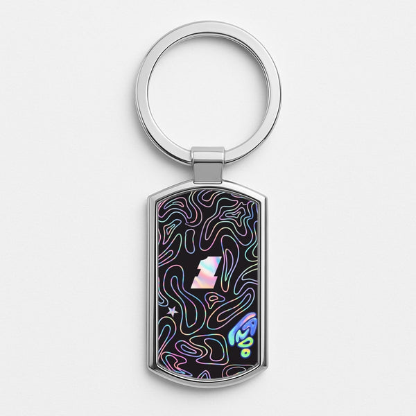 Silver Metal Keyring