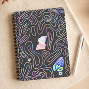 Black and Neon Norris Notebook 3