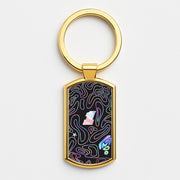Black and Neon Norris Luxury Keyring 3