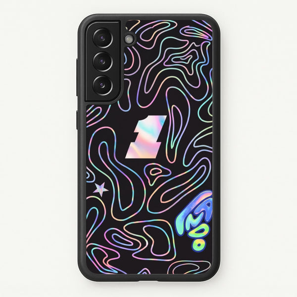 Black and Neon Lando Norris Phone Case - Galaxy S22 / Standard