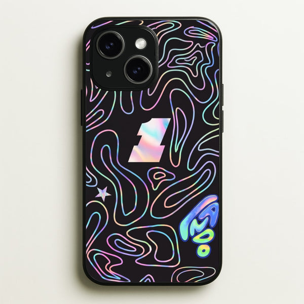 Black and Neon Lando Norris Phone Case - iPhone 15 Plus / Standard