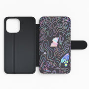 Black and Neon Norris Flip / Wallet Phone Case 2