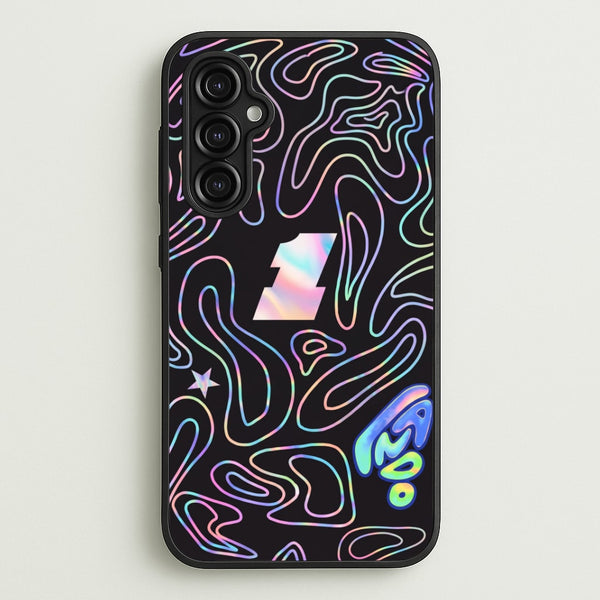 Black and Neon Lando Norris Phone Case - Galaxy A14 / Standard