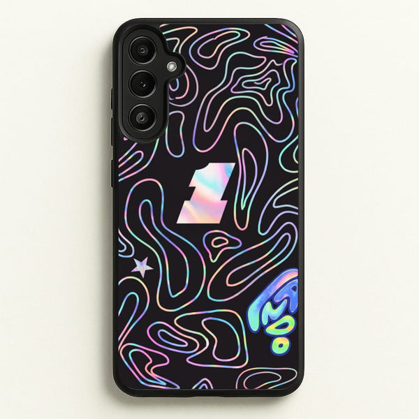 Black and Neon Lando Norris Phone Case - Galaxy A34 / Standard