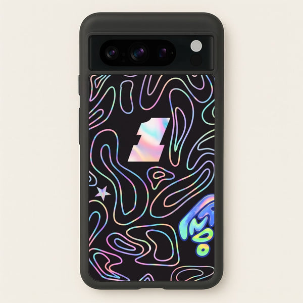 Black and Neon Lando Norris Phone Case - Google Pixel 8 Pro / Standard