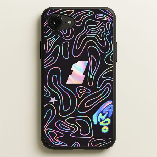 Black and Neon Lando Norris Phone Case - iPhone 17e / Standard
