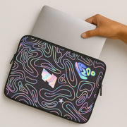Black and Neon Norris Laptop Sleeve 2