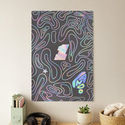 Black and Neon Norris Poster 1