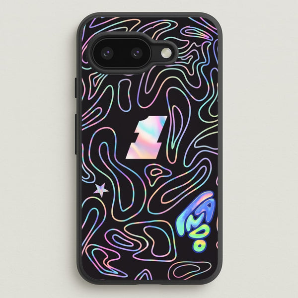 Black and Neon Lando Norris Phone Case - Google Pixel 9a / Standard