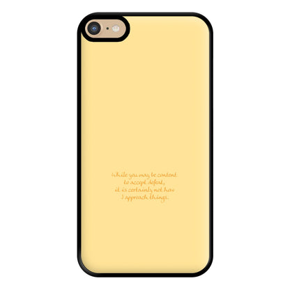 Content To Acept Defeat - Queen Charlotte Phone Case for iPhone 6 Plus / 7 Plus / 8 Plus