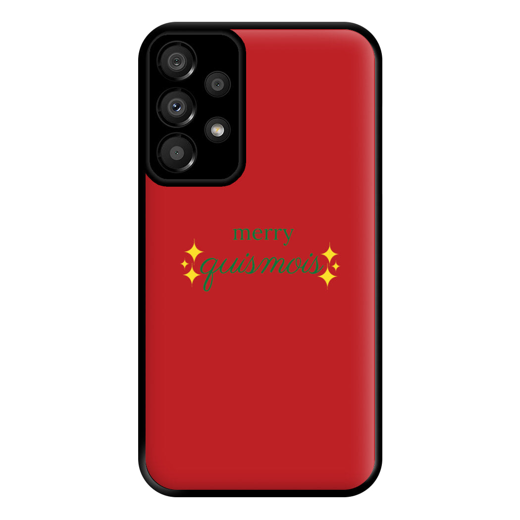 Red - Quismois Phone Case for Galaxy A33