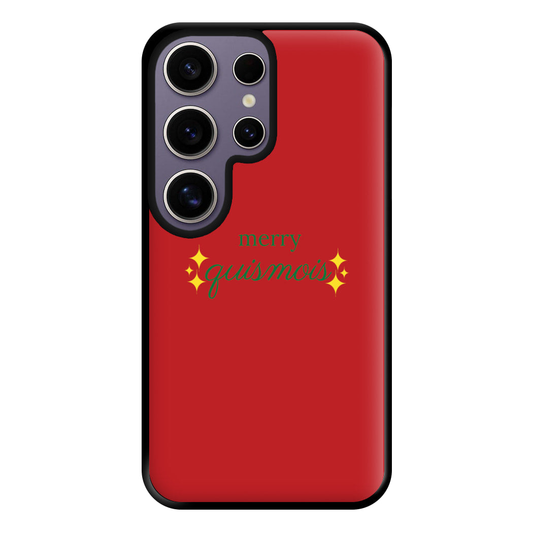 Red - Quismois Phone Case for Galaxy S25 Ultra