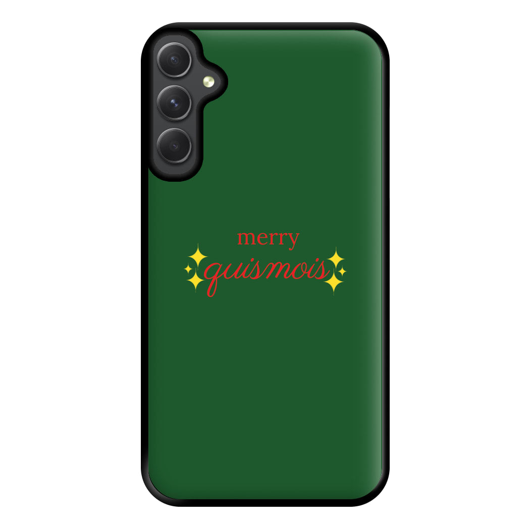 Green - Quismois Phone Case for Galaxy A34