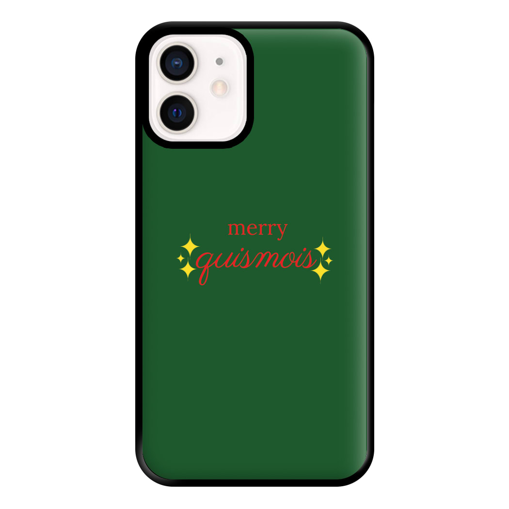 Green - Quismois Phone Case for iPhone 13 Mini