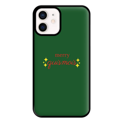 Green - Quismois Phone Case for iPhone 13 Mini