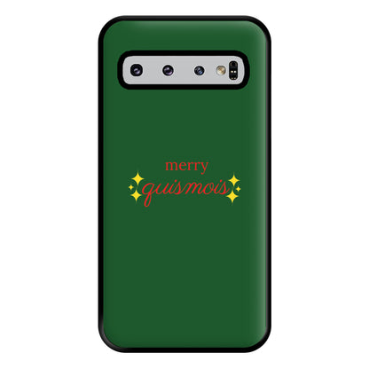 Green - Quismois Phone Case for Galaxy S10 Plus