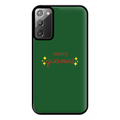 Green - Quismois Phone Case for Galaxy Note 20 Ultra