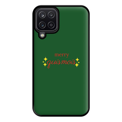 Green - Quismois Phone Case for Galaxy A12