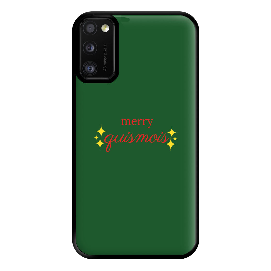 Green - Quismois Phone Case for Galaxy A41