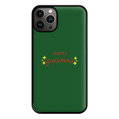 Green - Quismois Phone Case for iPhone 13