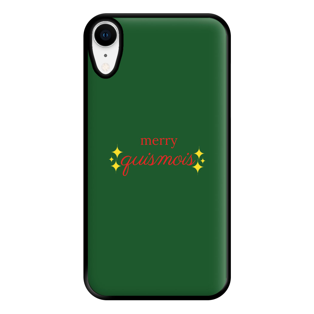 Green - Quismois Phone Case for iPhone XR