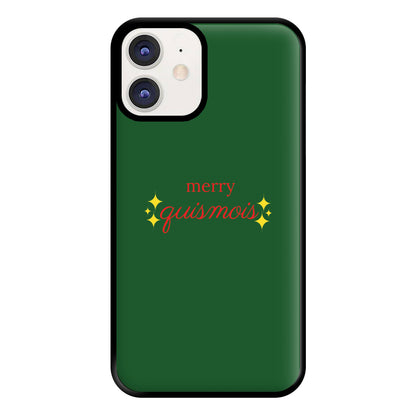 Green - Quismois Phone Case for iPhone 12 / 12 Pro