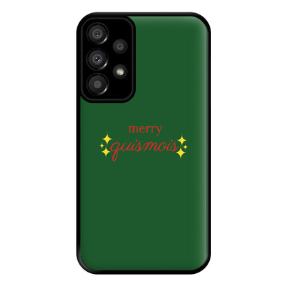 Green - Quismois Phone Case for Galaxy A33