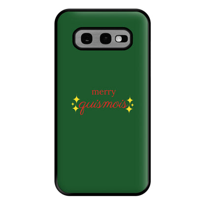 Green - Quismois Phone Case for Galaxy S10e