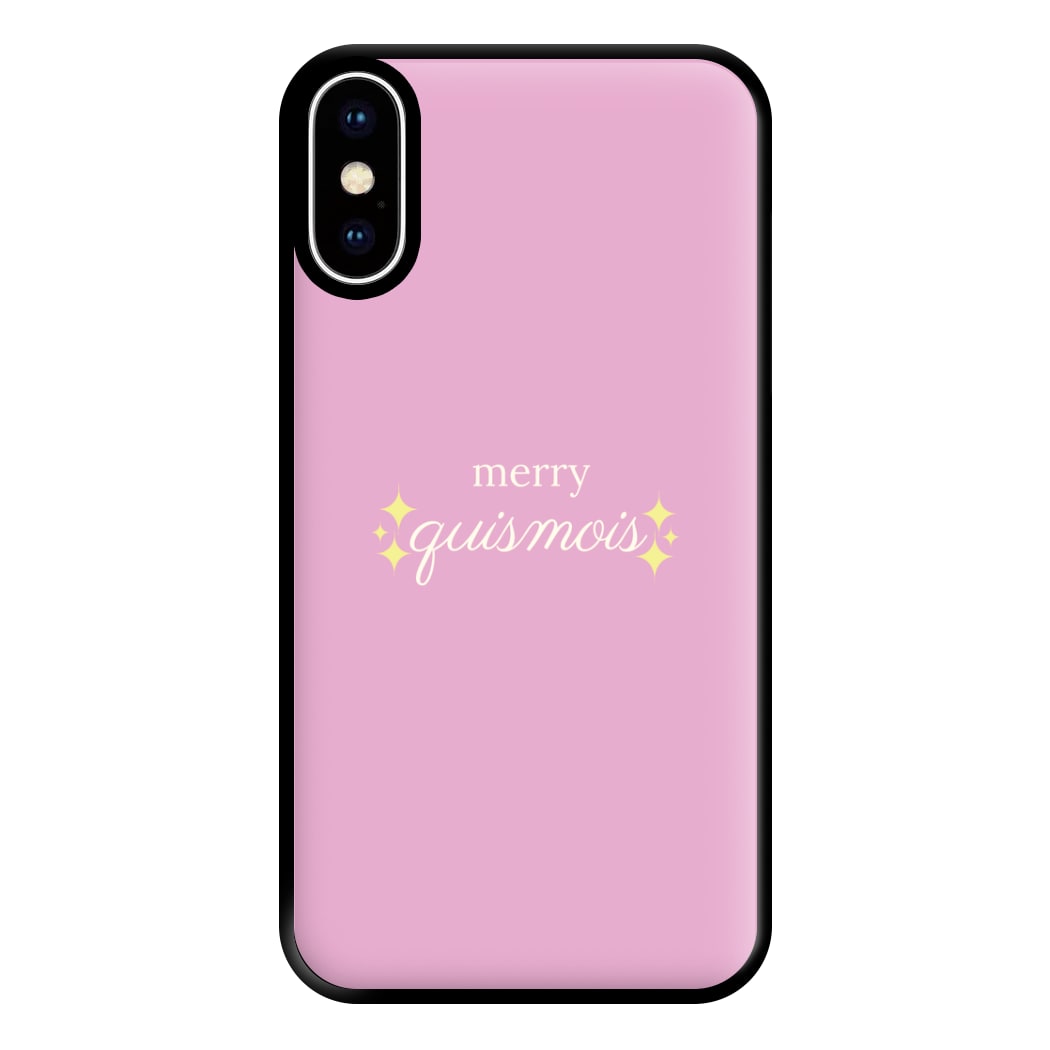 Pink - Quismois Phone Case for iPhone XS Max