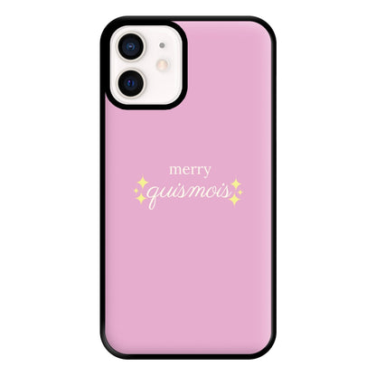 Pink - Quismois Phone Case for iPhone 13 Mini